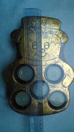 kerst sneeuwman kandelaar theelichtjes decoratie goud, Ophalen of Verzenden, Nieuw, Goud, Kandelaar