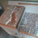 Antiek kastje met NATUURSTEEN, Antiek en Kunst, Antiek | Meubels | Kasten, Ophalen