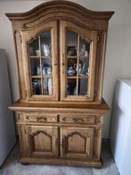 vitrine kast, Huis en Inrichting, Kasten | Vitrinekasten, Ophalen, Gebruikt, 100 tot 150 cm, 200 cm of meer