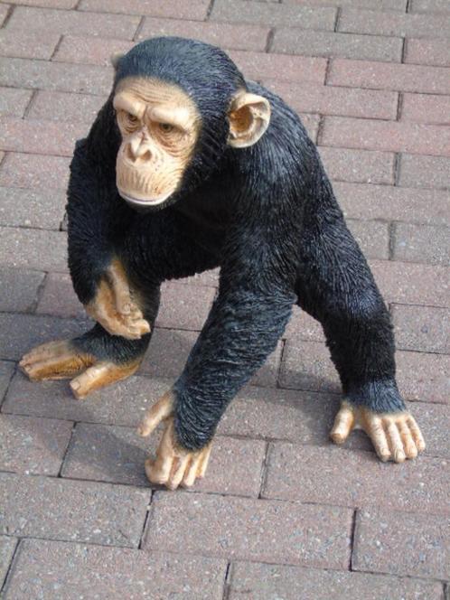 statue d un chimpanzé , parfait imitation ,nouveau, Jardin & Terrasse, Statues de jardin, Neuf, Animal, Synthétique, Enlèvement ou Envoi