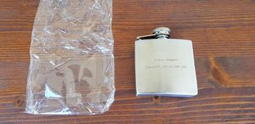 Vintage Wisky items in 18/10 staal niet van nieuw te ondersc beschikbaar voor biedingen