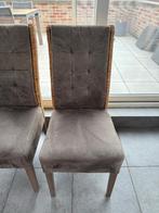 Stoelen 6x, Huis en Inrichting, Stoelen, Ophalen, Gebruikt, Landelijk, Grijs