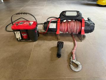 MW Tools winch 5.5 ton + batterij beschikbaar voor biedingen