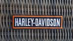Emblème Harley Davidson pour écusson à repasser, 105 x 30 mm, Neuf