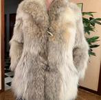 Bonte mantel van Siberische wolf, Kleding | Dames, Jassen | Winter, ANDERE, Beige, Maat 38/40 (M), Zo goed als nieuw