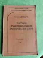 NOTIONS D'ARCHÉOLOGIE ET D'HISTOIRE DE L'ART, J. Lavalleye, Enlèvement ou Envoi, Jacques Lavalleye
