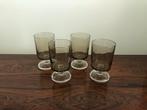 Luminarc France Set van 4 voetglazen rookglas fume glas, Ophalen of Verzenden, Zo goed als nieuw