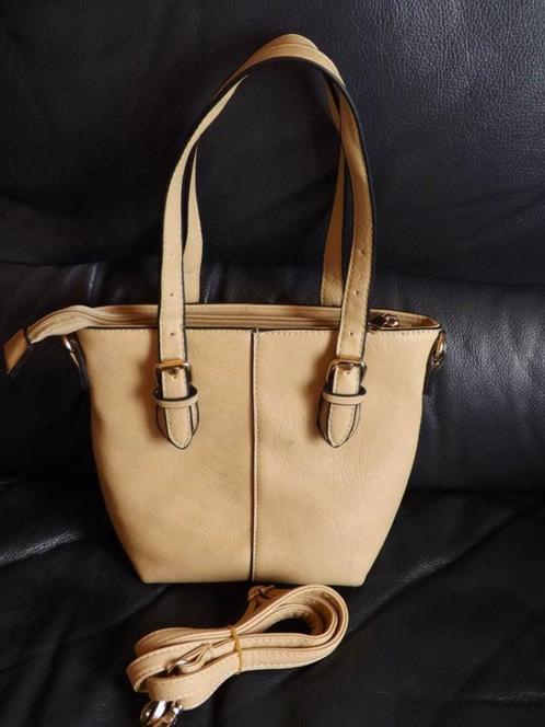 Sac à main avec bandoulière, Handtassen en Accessoires, Tassen | Schoudertassen, Gebruikt, Beige, Ophalen of Verzenden