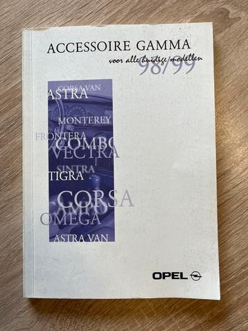 Accessoire boekje voor Opel modellen 98/99