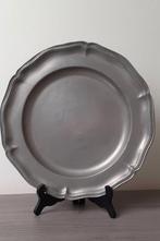 Groot tinnen bord met stempel, Enlèvement ou Envoi