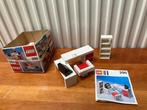 Vintage lego sets, keuken, bureau, living, badkamer, Ophalen, Gebruikt, Complete set, Lego