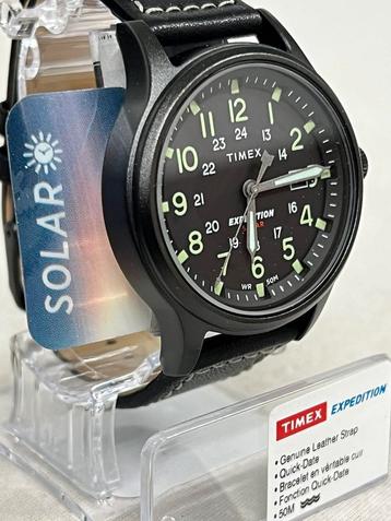 Timex Mens Watch NIEUW Heren Horloge Expedition Scout Solar