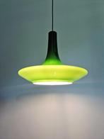 Grote groene opaline suspensie, Peill & Putzler, 1970, Antiek en Kunst, Ophalen of Verzenden