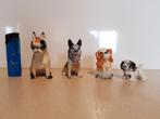 Vintage porselein honden; samen €10, Collections, Collections Animaux, Comme neuf, Chien ou Chat, Statue ou Figurine, Enlèvement ou Envoi