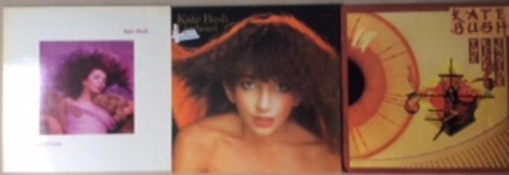 3 LP Pakket Kate Bush, Cd's en Dvd's, Vinyl | Pop, Gebruikt, 1960 tot 1980, 12 inch, Verzenden