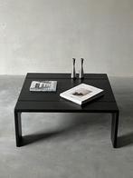 Vintage vierkanten houten lage salontafel, Huis en Inrichting, Ophalen