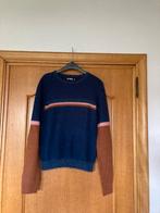 Donkerblauwe met bruine warme trui, Awesome, maat 164, Enfants & Bébés, Vêtements enfant | Taille 164, Enlèvement ou Envoi, Pull ou Veste