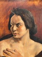 Adrien Dupagne-olie Adrienne Vigneron 1929, Antiek en Kunst