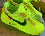 Nike Air Force 1 Low Off-White Volt, Kleding | Dames, Schoenen, Ophalen of Verzenden, Zo goed als nieuw, Sneakers