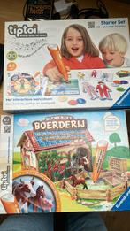 2x Tiptoi spel: mijn lichaam en dierenset de boerderij, Ophalen, Zo goed als nieuw