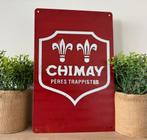 Metalen reclamebord Chimay, Ophalen of Verzenden, Nieuw, Reclamebord, Plaat of Schild