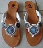 slippers met parels maat 38 - nieuw, Slippers, Verzenden, Wit, Nieuw