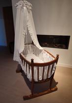 antieke wieg met hemel en bekleding, Kinderen en Baby's, Ophalen, Zo goed als nieuw, Wieg