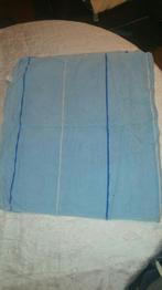 Vintage serviette bleu Santens made in Belgium 110x60cm, Gebruikt, Ophalen of Verzenden