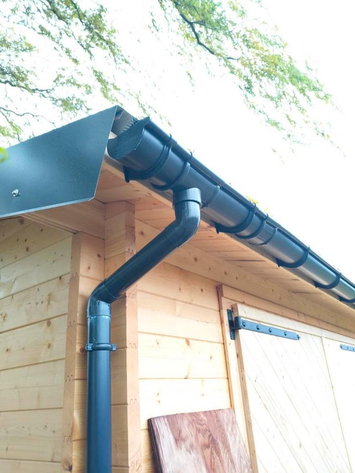 Dakgootset(s) antraciet (ongeopend) - minstens 550cm, Tuin en Terras, Tuinhuizen, Tuinhuis, Ophalen