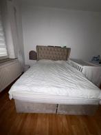 Boxspring met opbergruimte 160cm, Huis en Inrichting, Slaapkamer | Boxsprings, Ophalen, Zo goed als nieuw