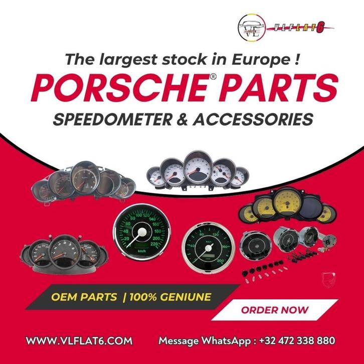 Porsche meters en instrumenten — oud en nieuw, Auto-onderdelen, Dashboard en Schakelaars, Oldtimer onderdelen, Porsche, Gebruikt