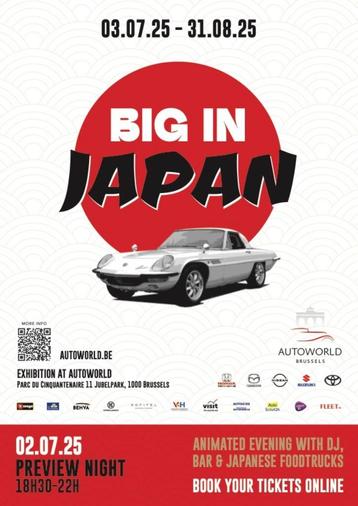 e-ticket 'Big in Japan' - Autoworld Brussel beschikbaar voor biedingen