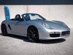 Porsche Boxster 987 leder GPS xenon 19 inch breedset sport, Auto's, Porsche, Parkeersensor, Leder, Bedrijf, Handgeschakeld