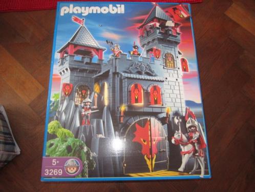 Playmobil groot ridderkasteel, Kinderen en Baby's, Speelgoed | Playmobil, Zo goed als nieuw, Complete set, Ophalen of Verzenden