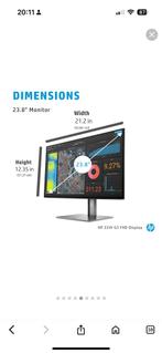 Hp monitor, Computers en Software, Monitoren, Ophalen