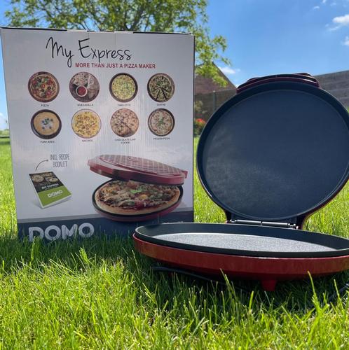 Domo Pizza Express, Elektronische apparatuur, Contactgrills, Zo goed als nieuw, Ophalen