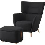 fauteuil met voetenbank, Huis en Inrichting, Ophalen, Zo goed als nieuw
