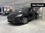 Ford S-Max Hybride Automaat Titanium - Carplay - 7 Plaatsen, Auto's, Ford, Electronic Stability Program (ESP), Gebruikt, 4 cilinders