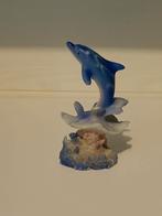 Dolfijnenbeeldje +/- 10cm hoog, Verzamelen, Beelden en Beeldjes, Ophalen of Verzenden, Zo goed als nieuw