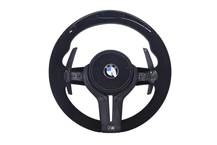 BMW M Sportstuur Alcantara & carbon LED F-serie, Auto-onderdelen, Besturing, BMW, Nieuw, Verzenden