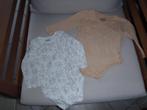 1 set van 2 rompers maat 74, Kinderen en Baby's, Babykleding | Maat 74, Ophalen of Verzenden, Zo goed als nieuw, Jongetje, Nacht- of Onderkleding