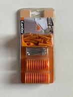 Clips voor plinten - Cando - Kit 25 - Oranje - Nieuw, Ophalen of Verzenden, Nieuw, Overige materialen, Plinten