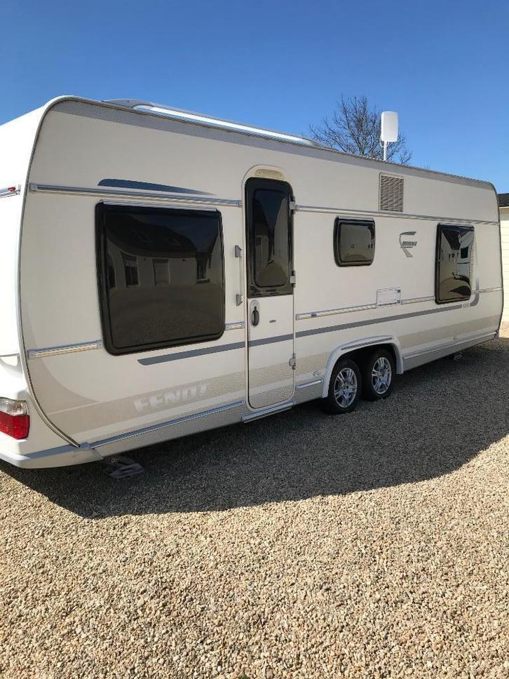 Caravane Fendt Diamant, Caravans en Kamperen, Caravans, Particulier, tot en met 6, Fendt, Frans bed, 6 tot 7 meter, Douche, Koelkast