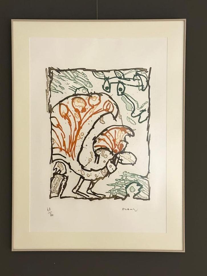Alechinsky Pierre - untitled, Antiek en Kunst, Kunst | Litho's en Zeefdrukken, Ophalen