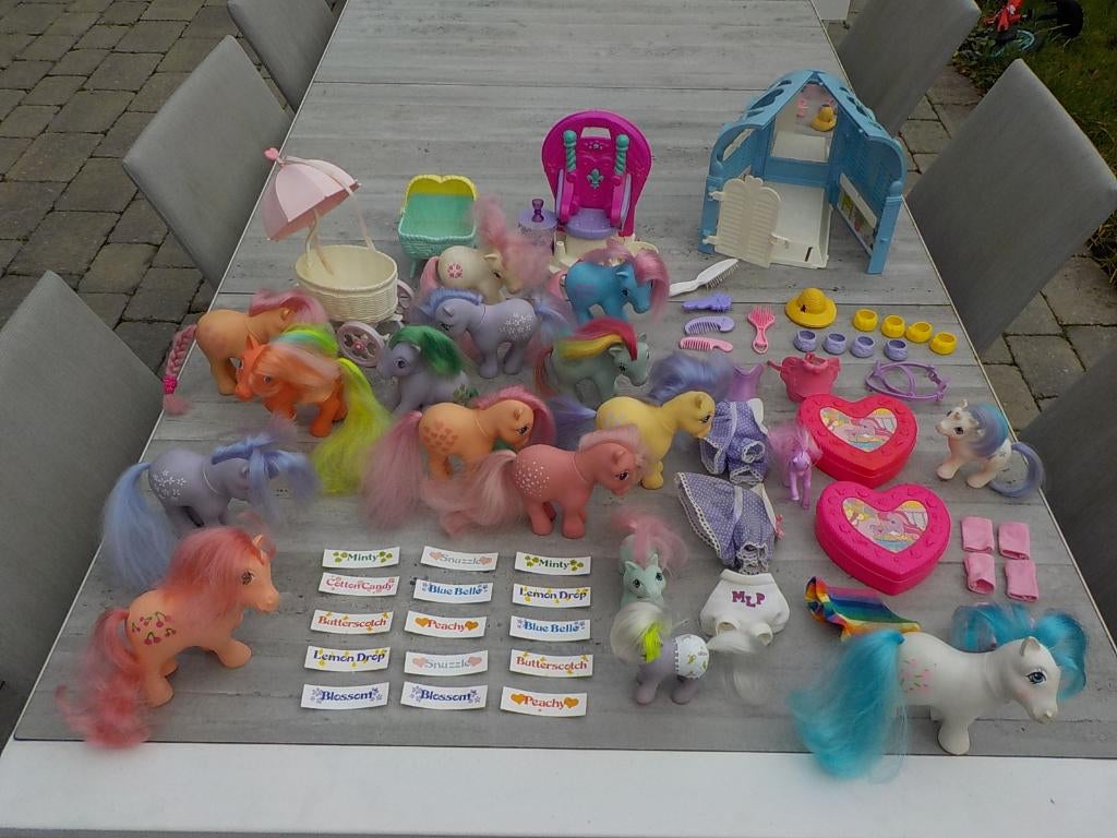 Lot De Petits Poneys Hasbro – G1, G2 Et Autres Little Pony, Vintage