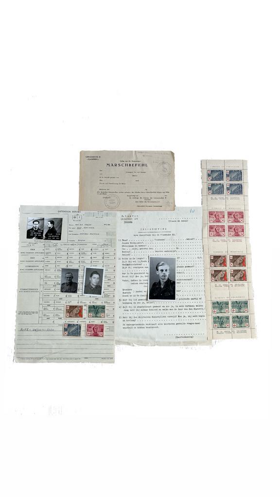 Originele Vlaamse collaboratie documenten en fotos, Verzamelen, Militaria | Tweede Wereldoorlog, Ophalen of Verzenden