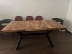 Eettafel massief mangohout 180 x 90 cm, 50 tot 100 cm, 150 tot 200 cm, Rechthoekig, Zo goed als nieuw