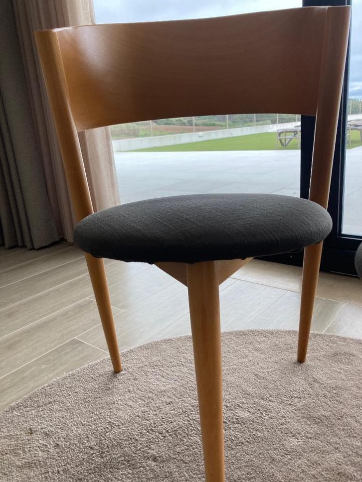 Designstoelen Spaans, Maison & Meubles, Chaises, Utilisé, Deux, Bois, Brun, Enlèvement