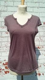 bruin t-shirt speciale hals rug strass vleugels Nieuw TU, Maat 38/40 (M), Bruin, Nieuw, Ophalen of Verzenden
