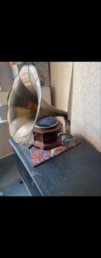 Antiek gramophone, werkt nog., Antiquités & Art, Enlèvement